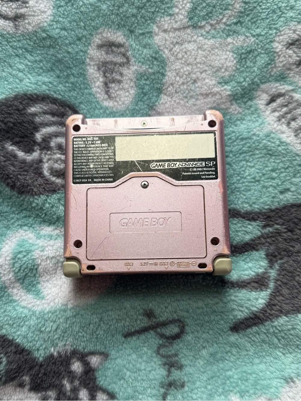 Nintendo Gameboy Advance SP Pink (READ DESCRIPTION) - Picture 6 of 8